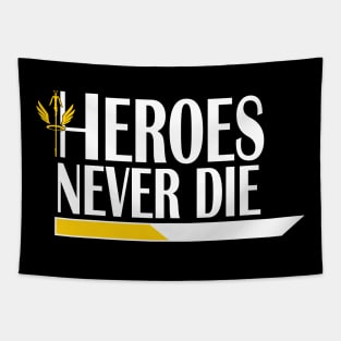 Heroes Never Die Tapestry