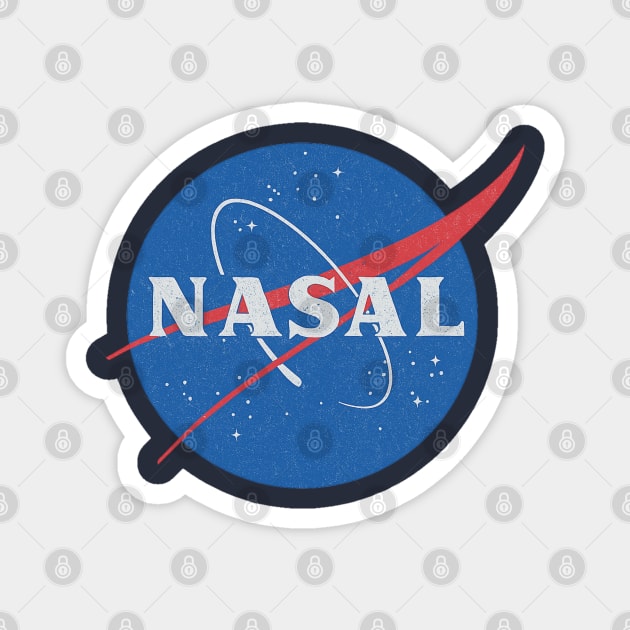 Nasa Logo Parody Nasal Magnet by Stylecombinator