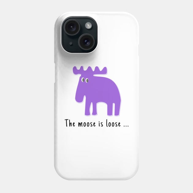 Funny Reindeer Phone Case by Aurealis