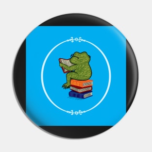 Frog Fiction Pin