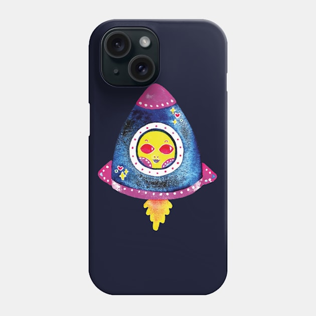 towards outer space Phone Case by Littlefluffy