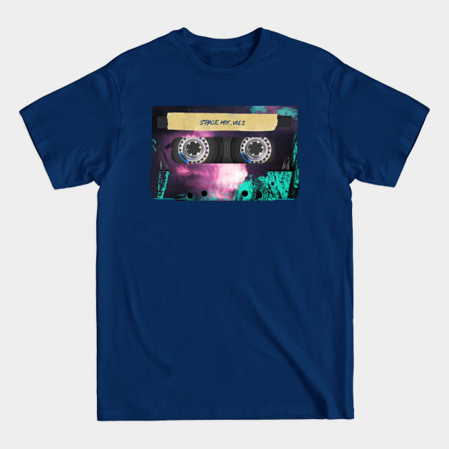 Space Mix Tape, Retro Music Lover - Retro - T-Shirt