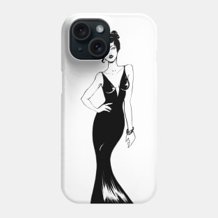 Black Dress Phone Case