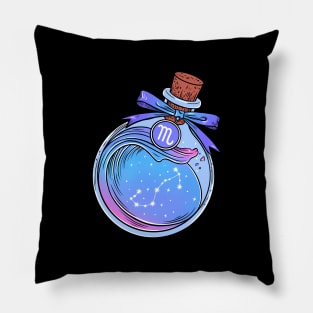 Zodiac Potion. Scorpio Pillow