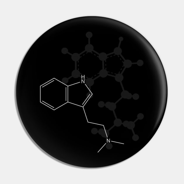 DMT Molecule Pin by ChemECool