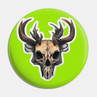 Deer skull Pin