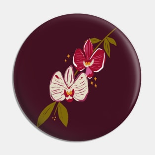 Orchids Pin