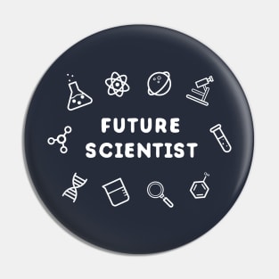 Future Scientist T-Shirt Pin