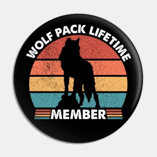 wolf pack lifetime membership Pin