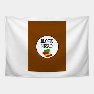 BLOCK HEAD Tapestry