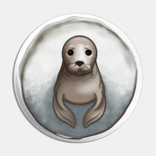 Cute Seal Drawing Pin