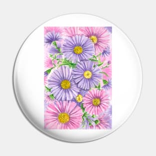 Pink and purple flowers Pin