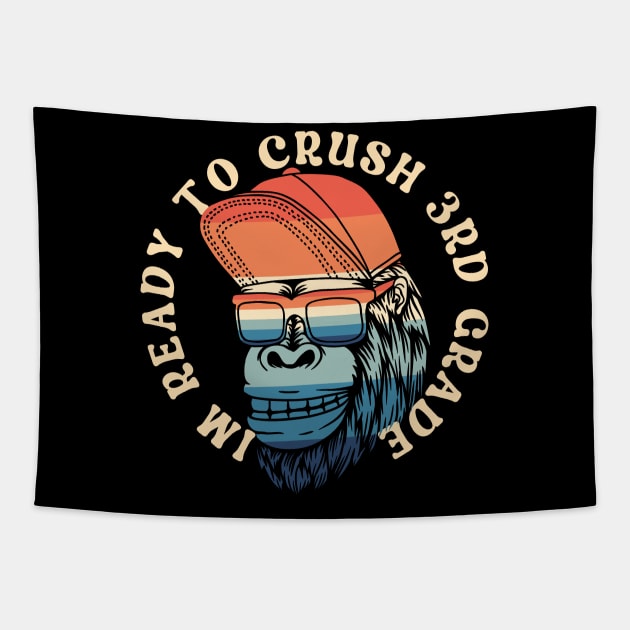 I'm Ready To Crush 3nd grade Back To School Tapestry by Myartstor 