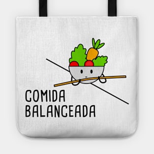 Comida Balanceada Spanish Pun Tote