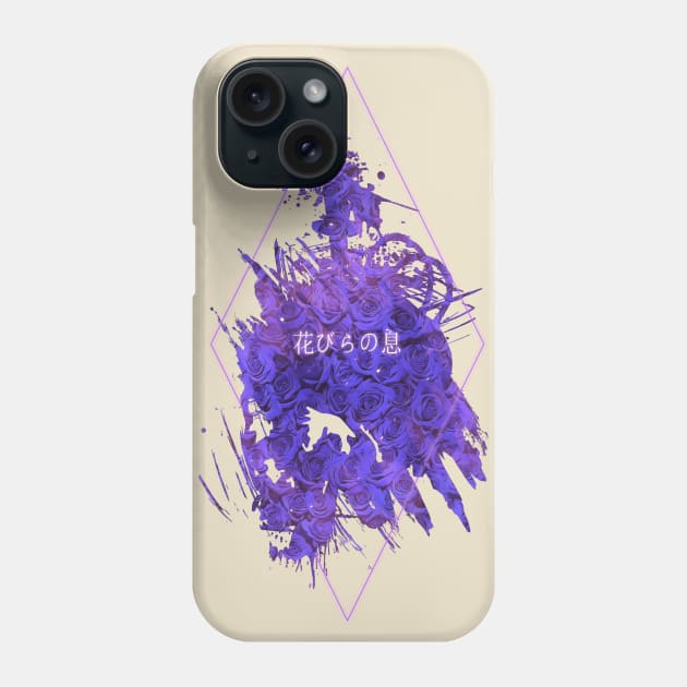 Skull Blade Roses and shine Phone Case by stingi