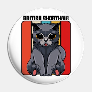 British Shorthair Cat Pin