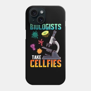 Cute Biologists Take Cellfies Selfies Biology Pun Phone Case