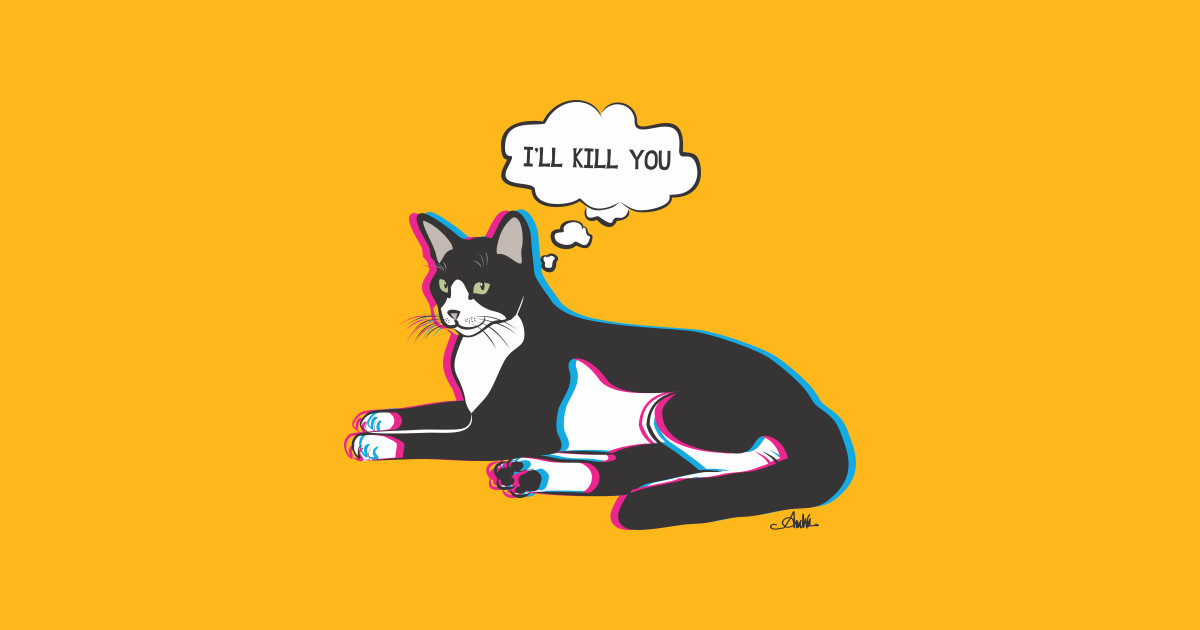 Bad cat Cat T Shirt TeePublic