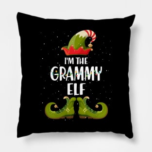 Im The Grammy Elf Shirt Matching Christmas Family Gift Pillow