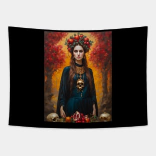 Persephone ~ Queen of The Dead Tapestry