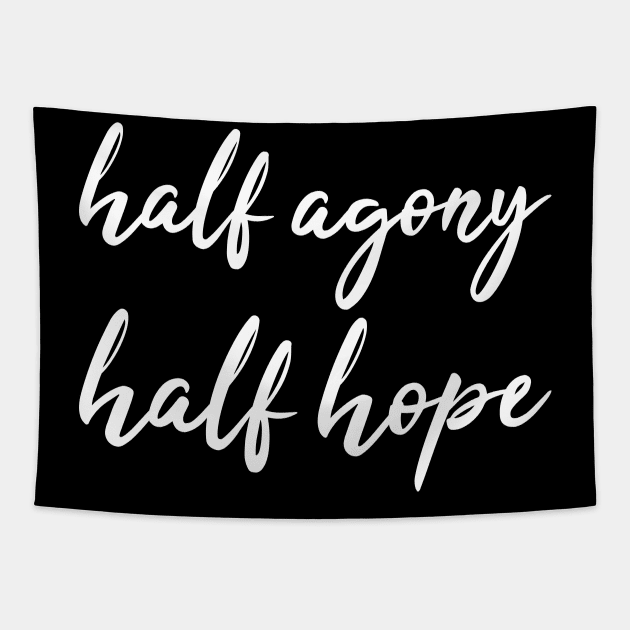 Half Agony, Half Hope I - Persuasion Quote Tapestry by lemonpepper