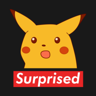 Surprised pikachu shirt