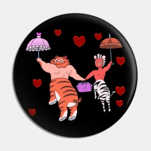 Zulius & Splendib Valentines Pin