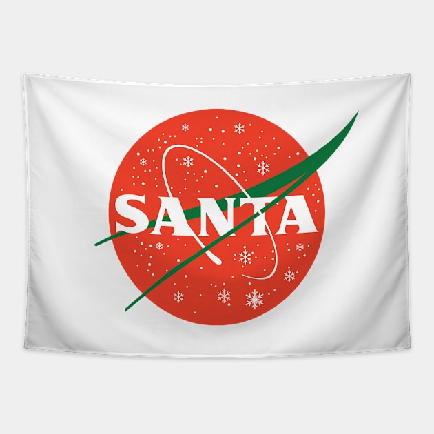 Santa Tapestry by AeronautDesignCo