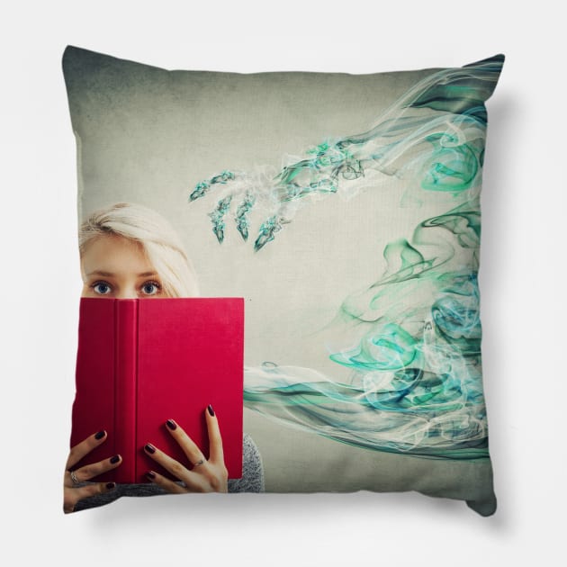 A scarry story Pillow by 1STunningArt