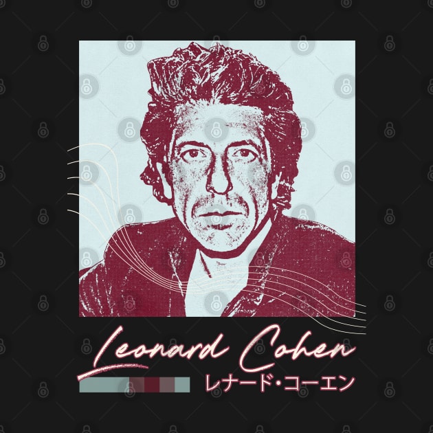 Leonard Cohen / Aesthetic Fan Art Design by unknown_pleasures