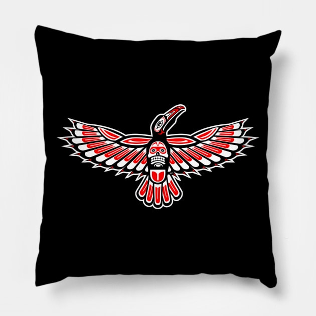 Alaskan Crow Pillow by ZugArt01