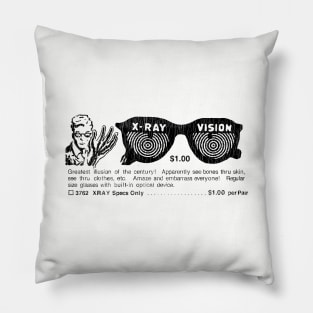 X-Ray Specs Comic Ad Pillow