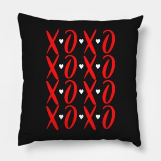 XO Hugs And Kisses Valentine's Day Valentine Hugs and Kisses Pillow