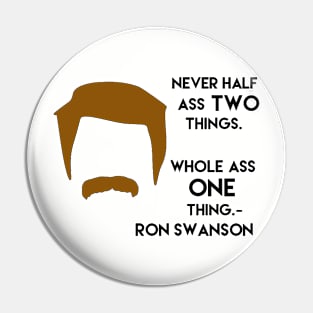 Ron Swanson quotes Pin