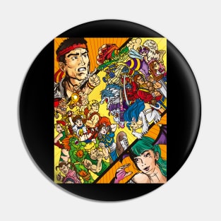 Street Fighter VS Darkstalkers Pin