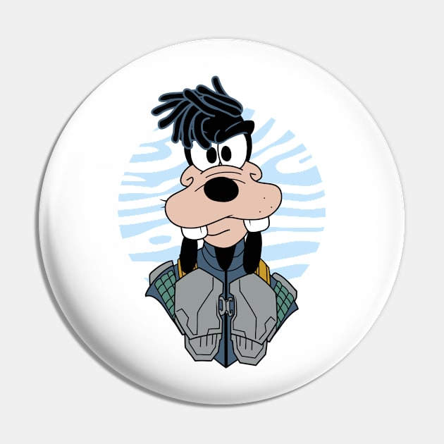 The Goofy side of Killmonger Pin by Midnight Run Studio