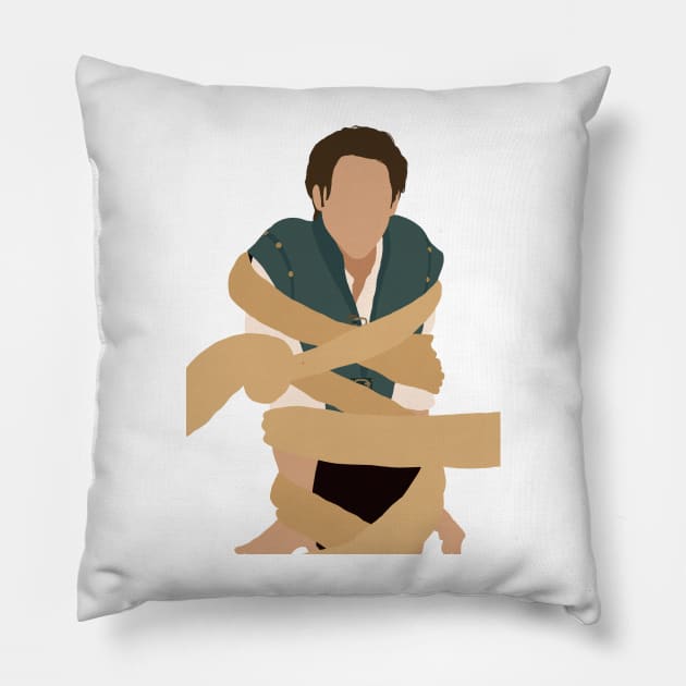 Flynn Rider Pillow by uneecornn