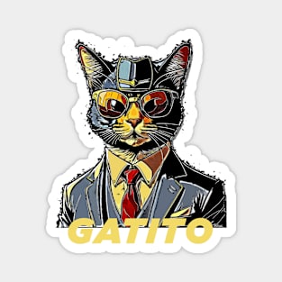 Cat Mafia Magnet