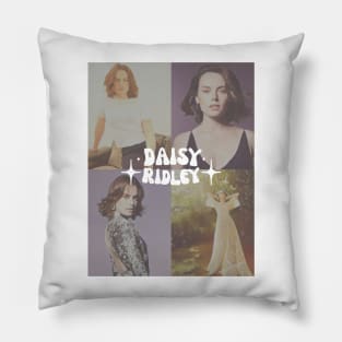 groovy aesthetic daisy ridley  (perfect for your average rey skywalker stan) • star wars cast collection Pillow