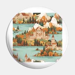 Castles Pattern 2 - Bavaria Pin