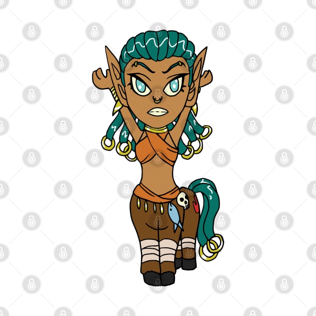 Warrior Centaur Girl CHIBI MONSTER GIRLS Series I by angelasasser