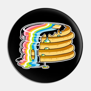 Queer Pride Pancakes LGBT Pin