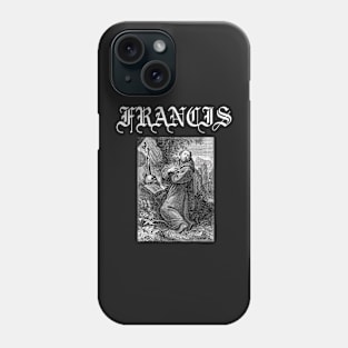 Saint Francis of Assisi Gothic Hardcore Punk Phone Case