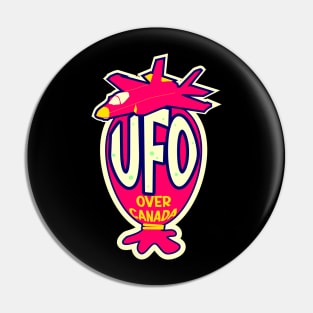 UFO over Canada. Pin