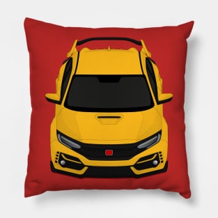 Civic type R Yellow Pillow