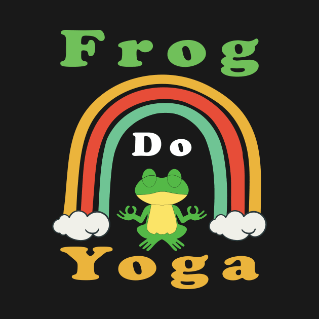 Frog Do Yoga by Salahboulehoual