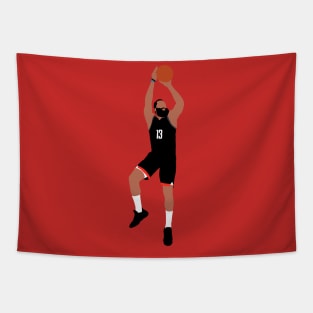 James Harden One Leg Three Pointer Tapestry