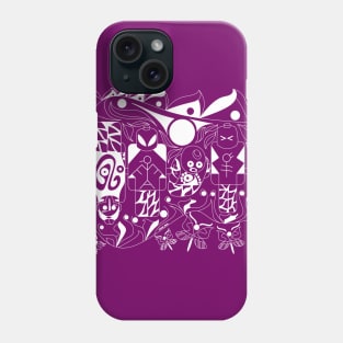 alien mask in soccer game ecopop Phone Case