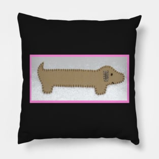 Excerpt from 2 Mini Dachshunds #3-Tan Pup Pillow