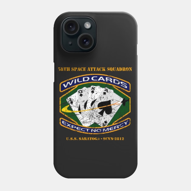 SAAB Wildcards Distressed Phone Case by PopCultureShirts